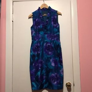 Blue flower dress